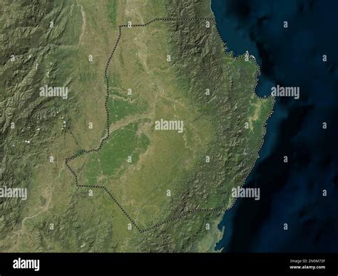 Isabela Province Of Philippines Low Resolution Satellite Map Stock