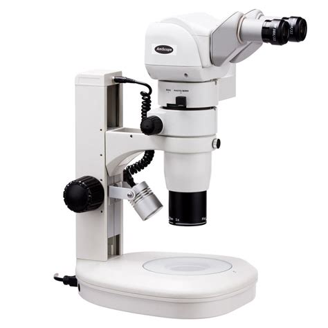 Amscope 8x 80x Cmo Trinocular Zoom Stereo Microscope With Adjustable H