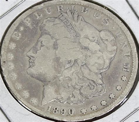 1890 Cc Morgan Silver Dollars