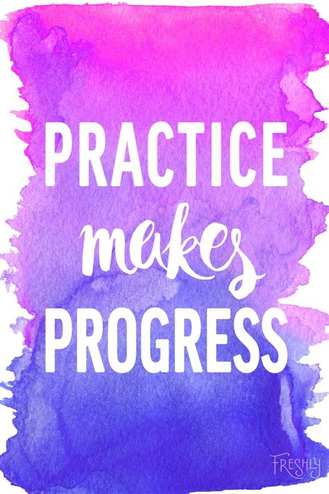 Discover 3 quotes tagged as practice makes perfect quotations: Daily Fitness Motivation: Practice makes progress, not ...
