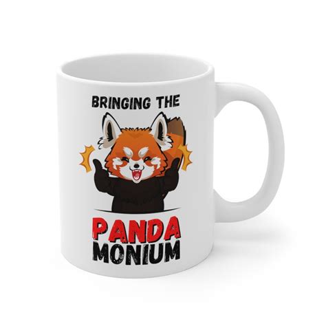 Red Panda Mug 11oz Red Panda Coffee Mug Red Panda T Etsy