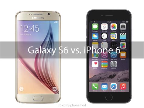 เปรียบเทียบสเปค Samsung Galaxy S6 Vs Iphone 6 และดีไซด์ภายนอก มีภาพ