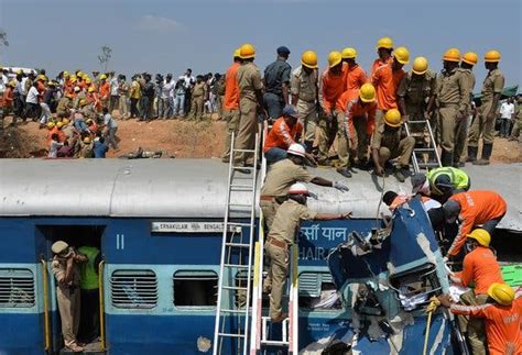 9 killed as train in india hits boulder the new york times