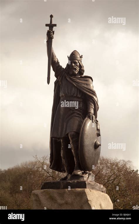 Statue Of King Alfred The Great Broadwalk Winchester Hampshire