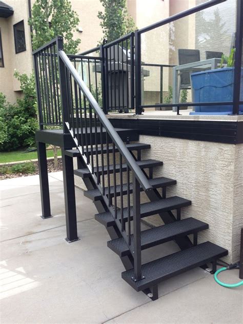 The sky030 exterior spiral staircase line of products consists of spiral staircase models, additional risers, center poles, matching balcony rails and safety bars. Exterior Stairs | Mountain View Sun Decks Outdoor Solutions