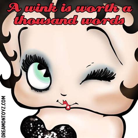 A Wink Is Worth A Thousand Words More Betty Boop Graphics And Greetings