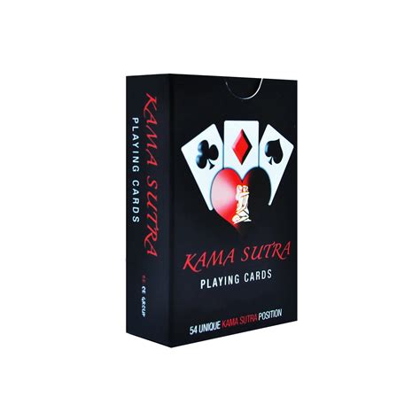Kamasutra Sex Positions Printed Playing Cards 54 Diffrerent Positions