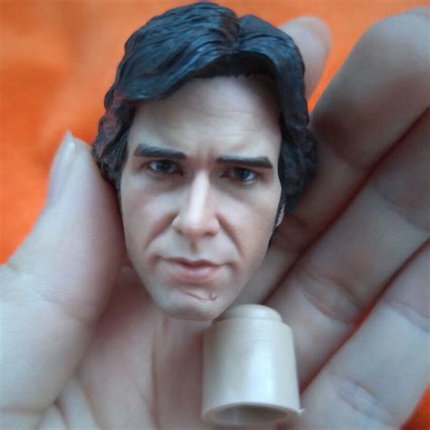 Head Sculpt For Hot Toy Figure Body Custom Scale Harrison Ford Han