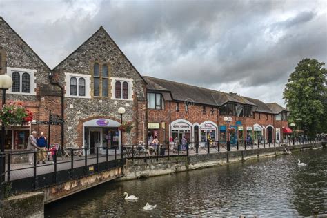 The Maltings Salisbury City Centre Editorial Photography Image Of