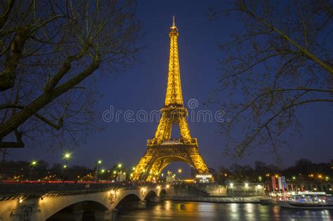 The Eifel Tower In Paris From A Tiny Street Stock Image Image Of Euro
