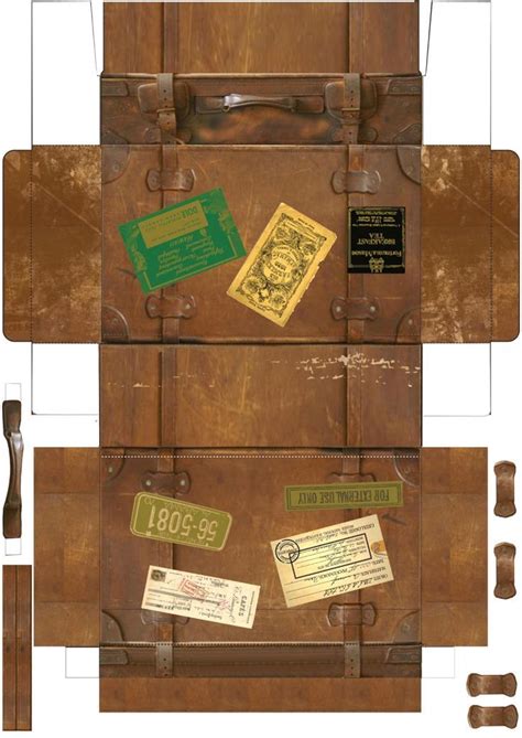 Suitcase Printable Printables Pinterest Cases Harry Potter