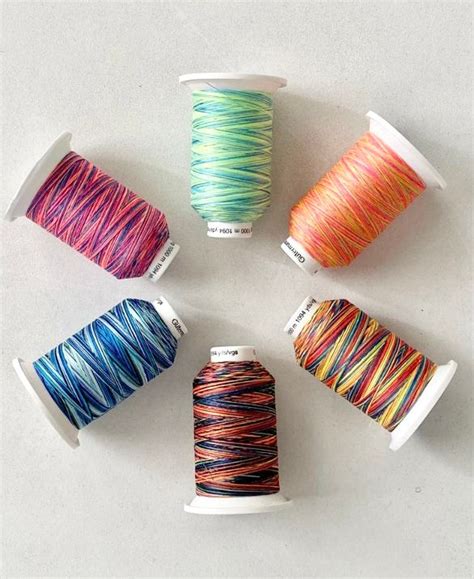 Multicolour Gutermann Miniking Overlocking Thread 1000mtr Alfa G