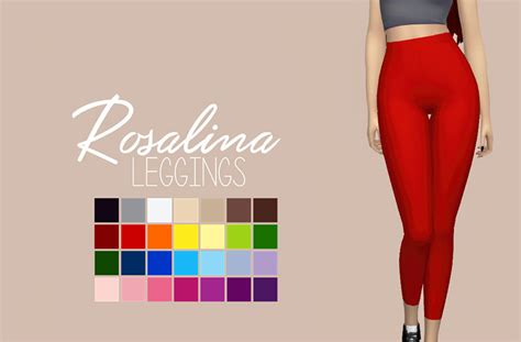 Sims 4 Black Leggings