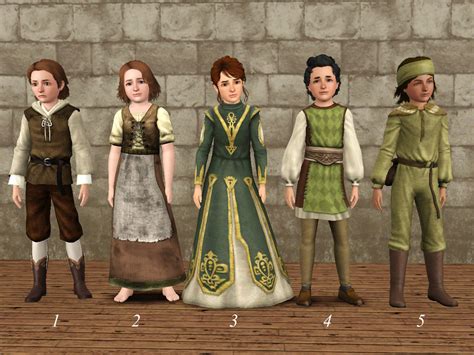 Clutterandcuriosimty Tsm Child Clothing Converted To Ts3 All Of These