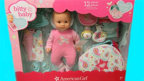 American Girl Bitty Baby Doll Set Costco Unboxing Changing Video By