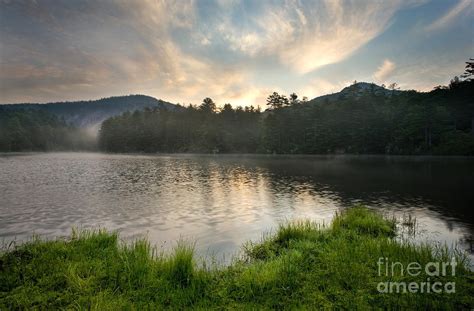 Sunrise Over Mountain Lake Photograph By Matt Tilghman
