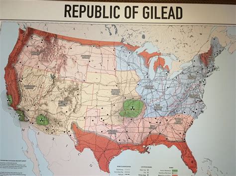 Bill Geerhart On Twitter A Republic Of Gilead Map Was One Of The