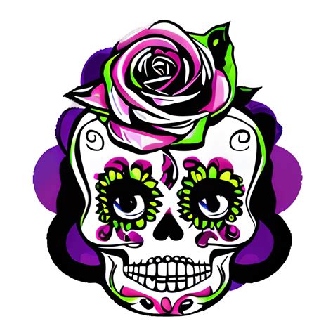 Sugar Skull Tattoo Graphic By Lisa Frank · Creative Fabrica