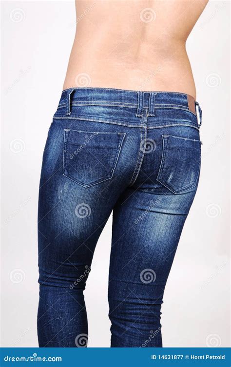 Topless Girl In Jeans Stock Image Image Of Pretty Figure 14631877