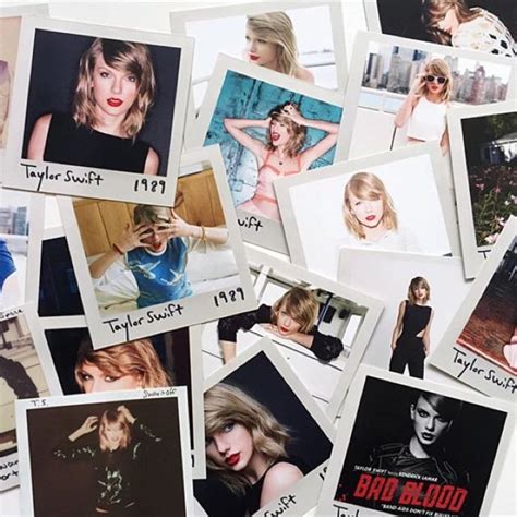 Taylor Swift 1989 Polaroid Photo Hobbies And Toys Music And Media Music