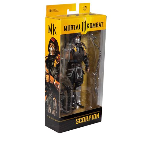 Scorpion The Shadow Skin Figurine Mortal Kombat Mcfarlane Toys 18 Cm