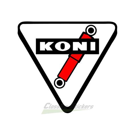 Decal Koni Classics Stickers