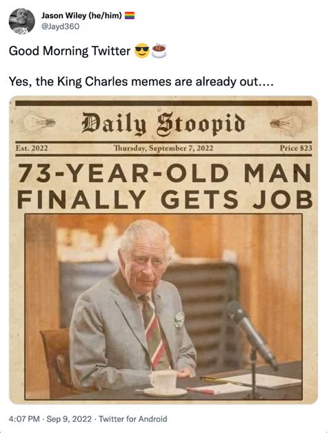 Funniest Reactions To Prince Charles Becoming A King