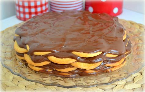 Tarta De Galletas Y Chocolate Con Natillas CocinaconMarta Com