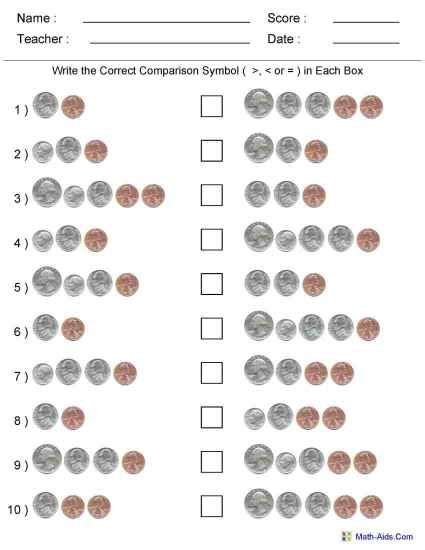 10 Coins Ideas Money Worksheets Math Worksheets Math For Kids