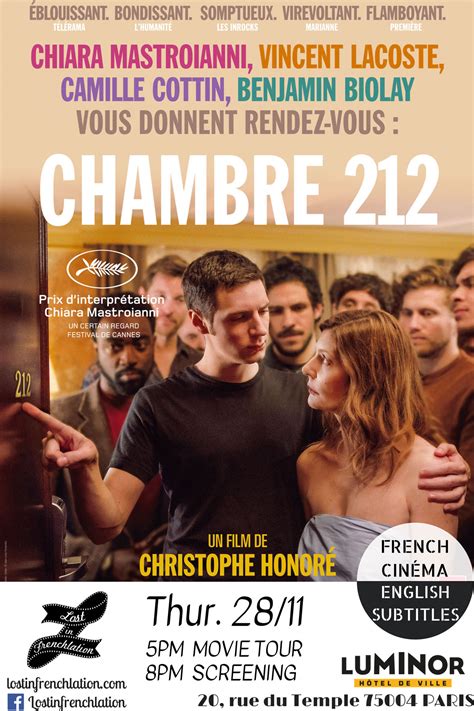 Chambre 212 Lost In Frenchlation French Films English Subtitles Paris