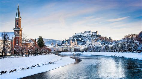 Beautiful Winter Landscape Of Salzburg In Austria Best Winter