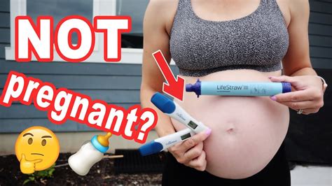 How To Fake A Pregnancy Test Lifestraw Vs Live Pregnancy Test Youtube
