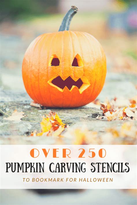 Over 250 Free Halloween Pumpkin Carving Stencils The