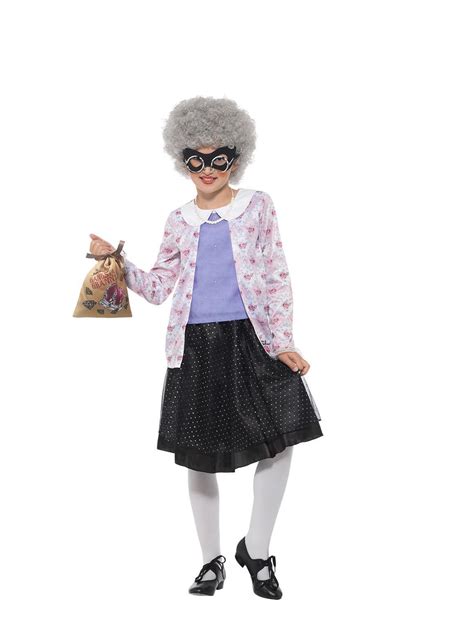 Deluxe Gangsta Granny Costume David Walliams
