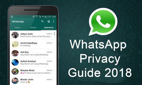 Whatsapp Privacy Guide 2018 Best Of The Best