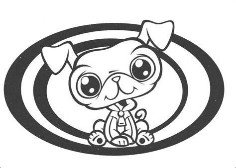 Littlest Pet Shop Coloring Pages Cartoons For 5 Years Kids