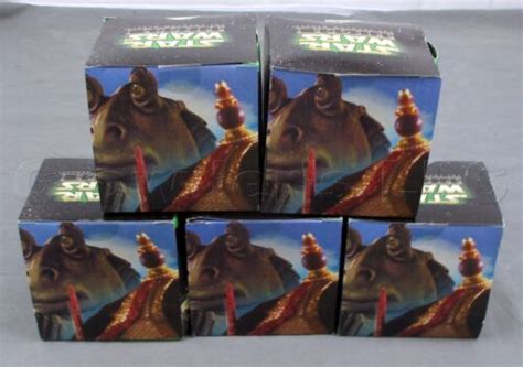 1999 Star Wars Episode I Pizza Hut Taco Bell Kfc Jar Jar Binks Toy Set Of 5 Ebay