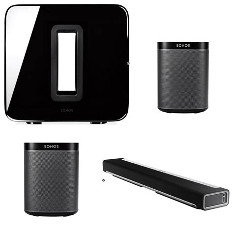 Sonos 51 Play 1 Surround Sound Bundle Wlan Audio