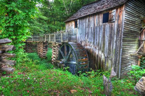 Free Download Hd Wallpaper Man Made Watermill Plant Architecture