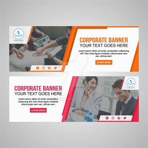 Simple Corporate Banner By Rizasaif On Deviantart