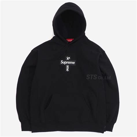 Supreme Cross Box Logo Hooded Sweatshirt Parksider