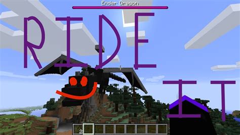 Maybe you would like to learn more about one of these? The FASTEST way to ride the Ender Dragon in Minecraft (no ...