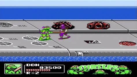 Teenage Mutant Ninja Turtles Iii The Manhattan Project Nes Gameplay