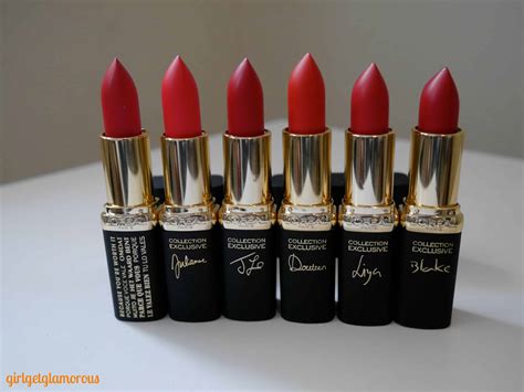L Oreal Collection Exclusive 2015 Red Lipsticks Polishes Girlgetglamorous