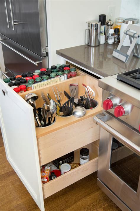 Hgtv experts pat simpson and jodi marks show how to give your kitchen a brand new look by replacing the cabinet doors, drawer fronts and hardware. Drawers Disguised as Cabinets Create More Stylish Storage ...