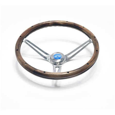 Grant 967 15 Inch Classic Nostalgia Wood Steering Wheel W Chevy