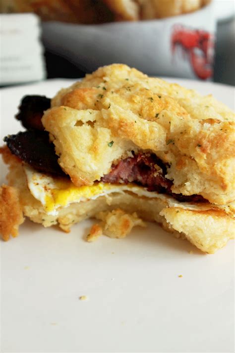 Sausage Egg Cheese Biscuit With Louisiana Smoked Sausage