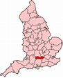 A Map of Berkshire England. Berkshire UK Map
