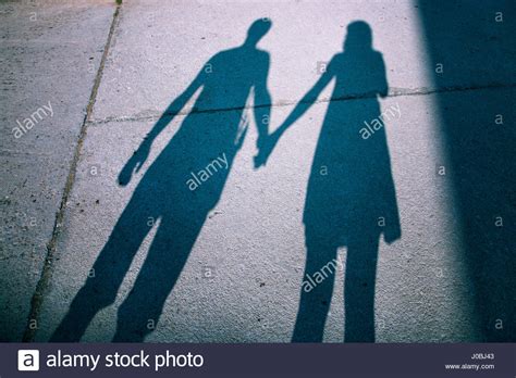 Couple Romantic Hand Holding Shadow Stock Photos And Couple Romantic Hand