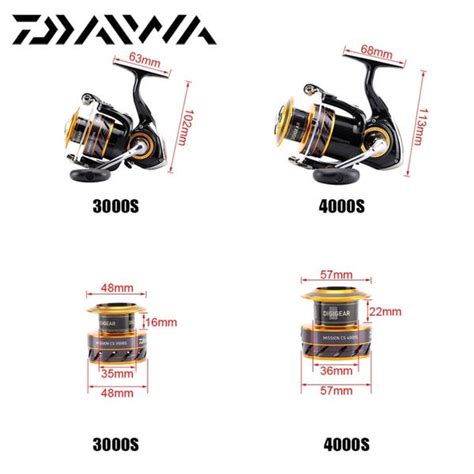 Buy Original DAIWA Mission 2000S 2500S 3000S 4000S Fishing Reel 3 1BB 5